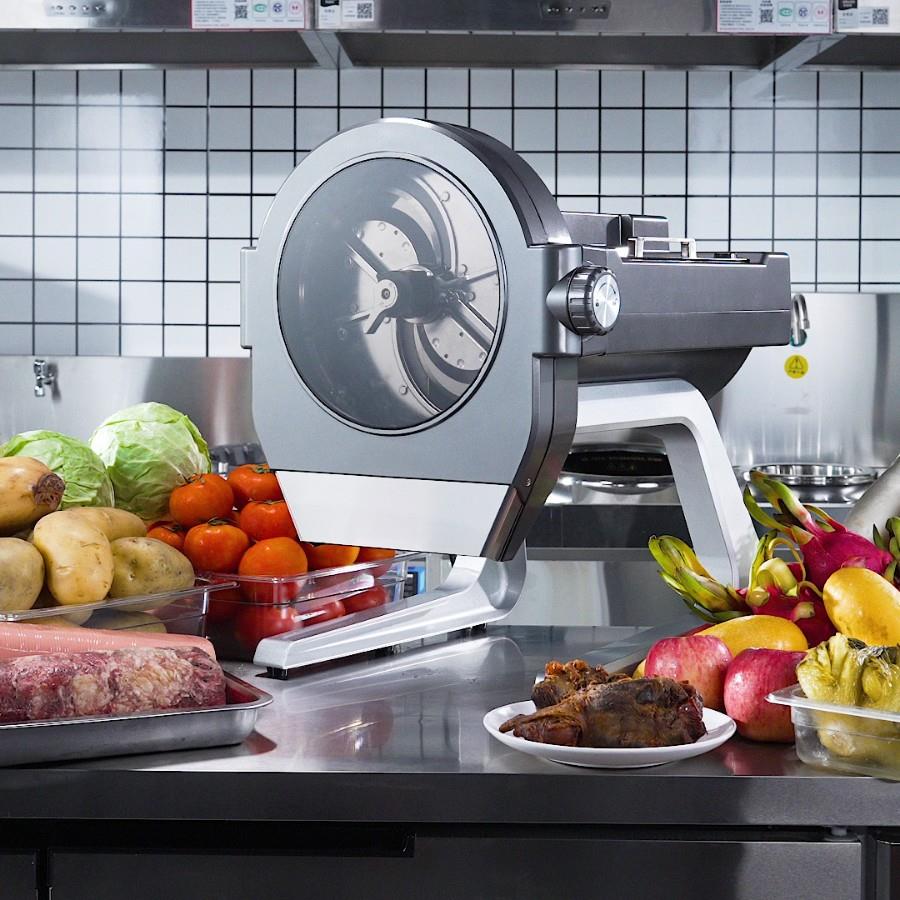 餐饮店商用专业多功能不锈钢电动切片切丁切丝机一机多用