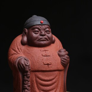 如合 财主老爷招财紫砂守财奴宜兴手工摆件茶宠茶盘摆设人物地主