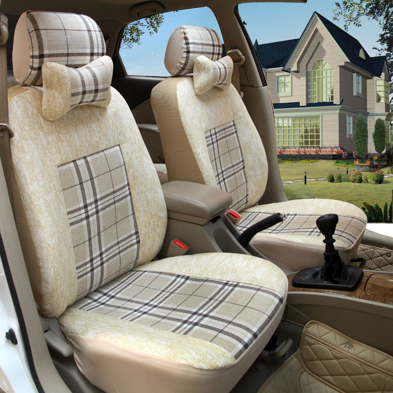 新老款捷达赛欧夏利N3N5A+比亚迪F0F3汽车坐垫套座套布艺四季通用