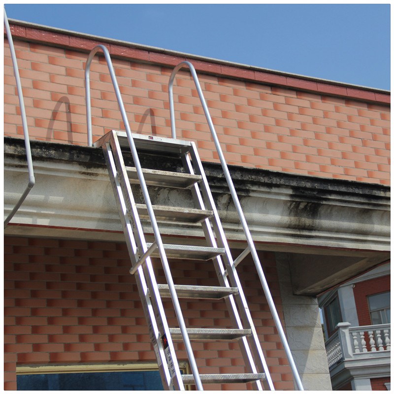 定制室外楼梯阁楼楼梯工程基坑安全爬梯户外梯消防楼梯上楼顶梯子