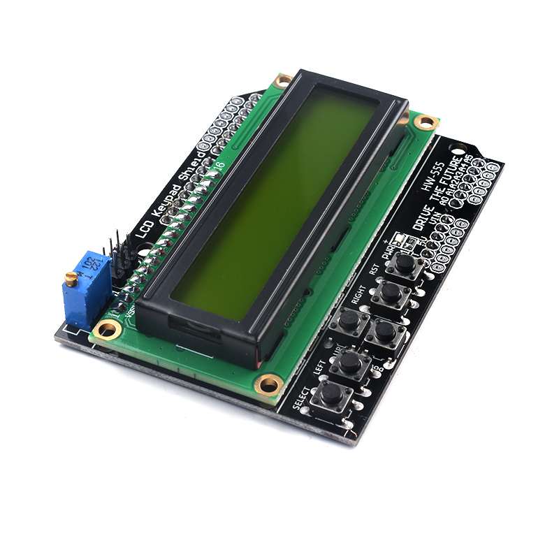 LCD1602字符液晶输入输出扩展板黄绿屏LCD显示屏单片机开发板模块