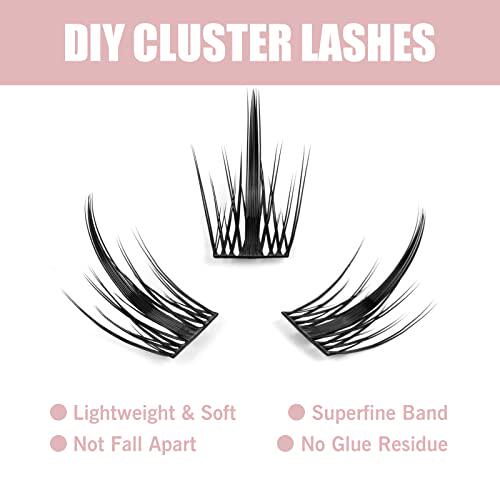 Lash Clusters 60 Clusters DIY Lash Extensions 3D Effect Faux