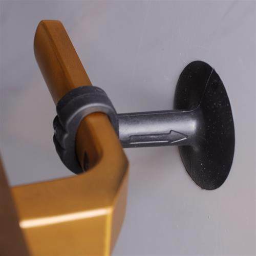 矽胶门吸免打孔静音门把手防撞垫厕所塑料橡胶门碰化妆室门挡黑色