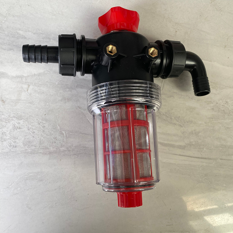 打药机双网过滤器进水管过滤网喷雾器配件植保灌溉滤芯吸水过滤器