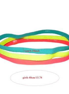 1 Pcs Women Sweatbands Football Yoga Pure Hair Bands Anti-sl