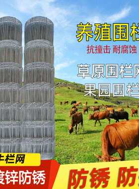 好货牛栏网养猪围网边坡铁网围栏养殖网钢丝网圈地临边鸽棚高速路
