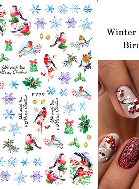 1Sheet Black Snake 3D Nail Art Decals Sticker Anime Eyes Gri