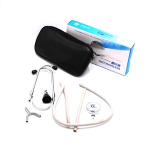 极速1SET Swivel type dual-use veterinary stethoscope diagnos