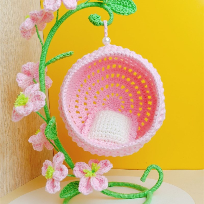 夜光款宠物玩偶花架吊篮吊椅娃屋成品棉花娃娃手工创意礼物成品