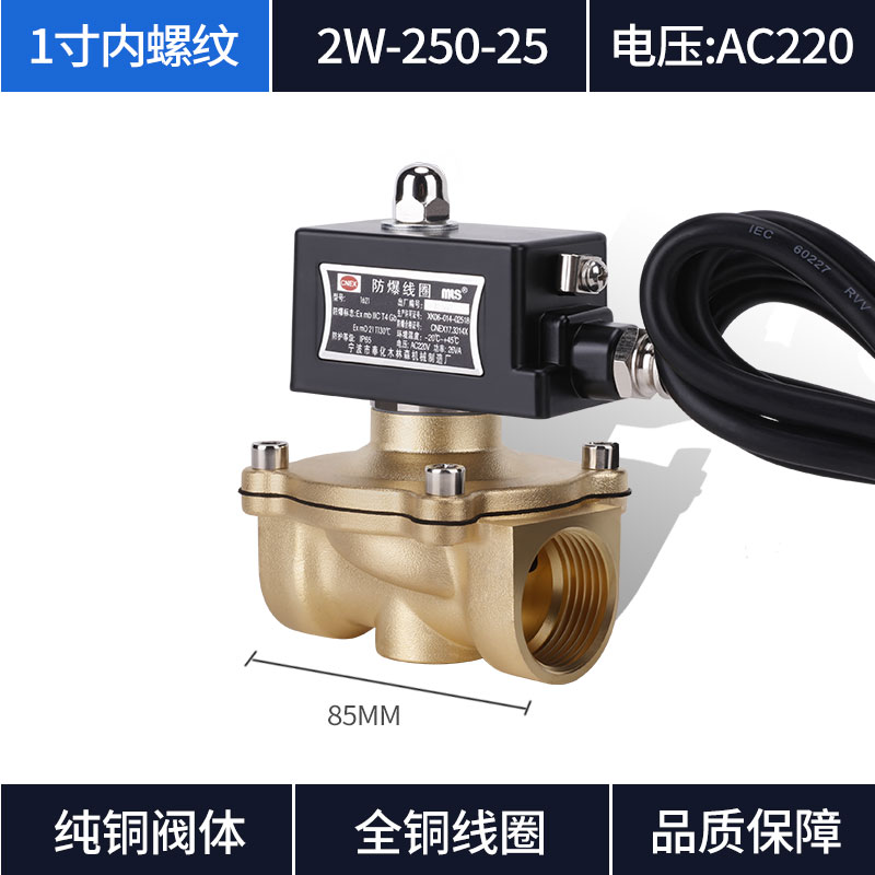 好货防爆电磁阀 燃气  瓦斯 瓦斯瓦斯220v电磁控制阀24v常闭气阀4