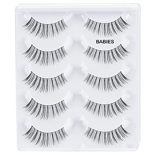 Ardell False Eyelashes Natural Babies Black  1 pack (5 pairs