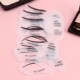 Eyeliner Double Stencil 10PCS Fish Tail Wing Models