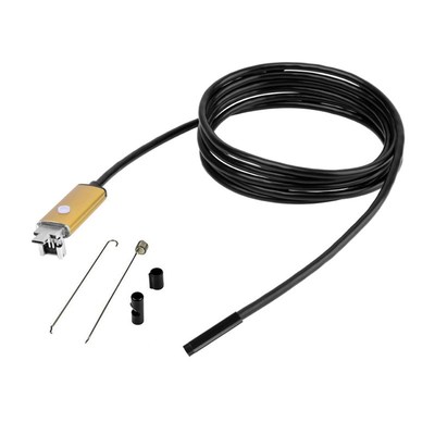 8mm 2in1 PC Phone Endoscope Borescope Tube Pipe Camera