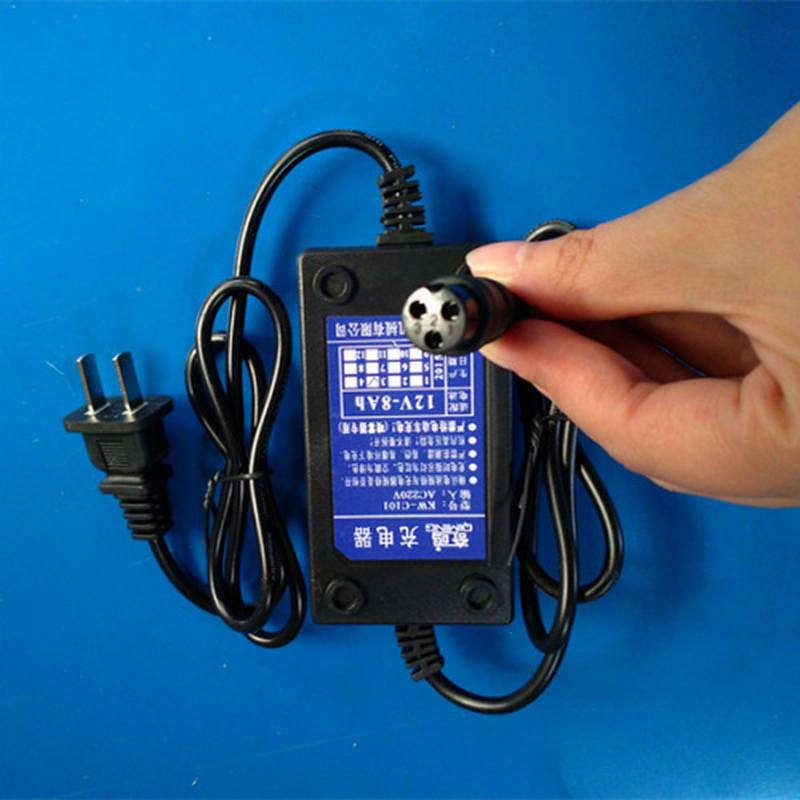 农用园林背负式电动喷雾器充电器 12V圆头三孔两孔充电器 1.2A 1A