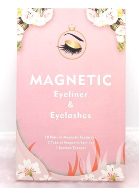 10 Pairs Natural Lashes Non Magnetic Eyelashes and Adhesive