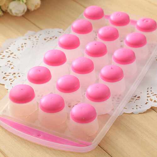 极速New Silicone Ice Cube Tray Freeze Mould Mold Maker Spher