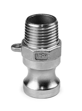 快速装接头 重型加厚304不锈钢高压F型卡套扳把式外螺纹GB/T16693