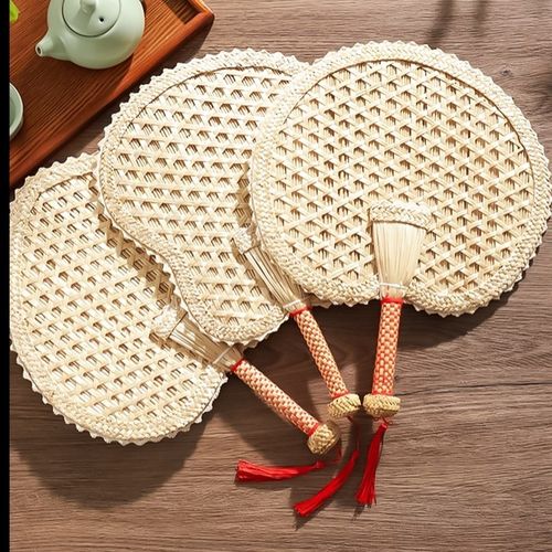 手编蒲扇新款老式夏季芭蕉扇老式手工编织家用手摇扇风老人葵扇子