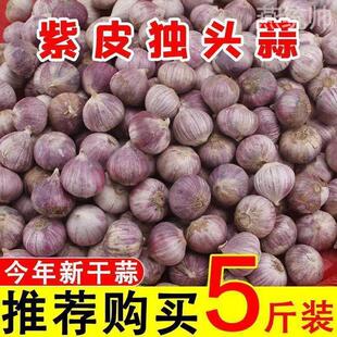 云南独头蒜大果独蒜头干蒜头新大蒜独蒜头出口级精品级特大果 包邮