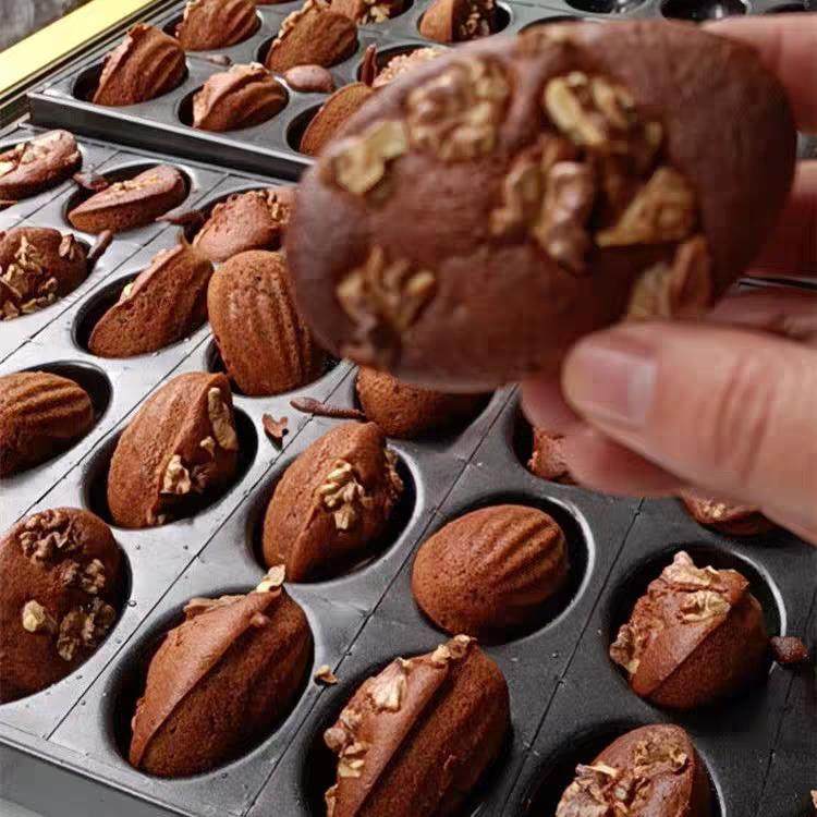 三能模具烘焙烤盘商业32连枣豆饼不粘锅蛋糕模具红枣店枣店锭板