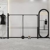 服装 店铺货架挂衣架 店展示架上墙专用简约黑色衣服陈列架组合女装