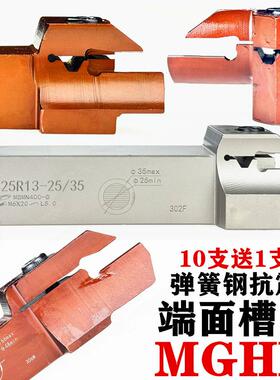 外圆端面切槽刀杆弹簧钢正圆弧车刀MGHH 216 220 320 420 325 425