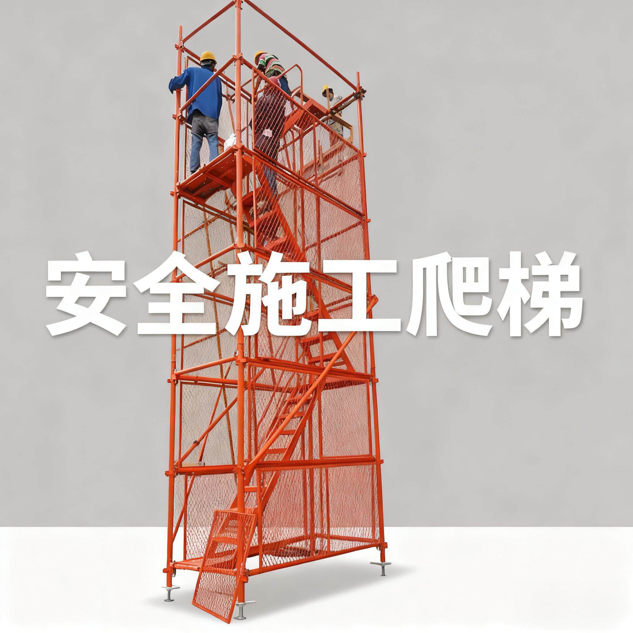 井口基坑安全爬梯护笼桥梁施工安全爬梯梯笼75型建筑工地安全爬梯