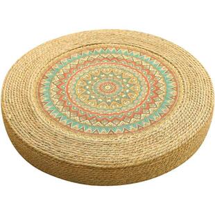 草编蒲团打坐垫禅修垫拜佛地垫跪垫家用冥想坐垫地上打座专用草墩