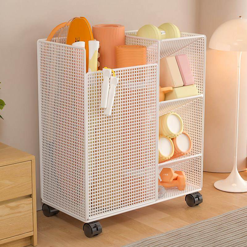 瑜伽垫收纳筐运动器材收纳架篮球置物架家用带轮瑜伽工具收纳神器,收纳整理,运动器材收纳用具,淘宝优惠券,粉丝福利购,淘宝优惠卷
