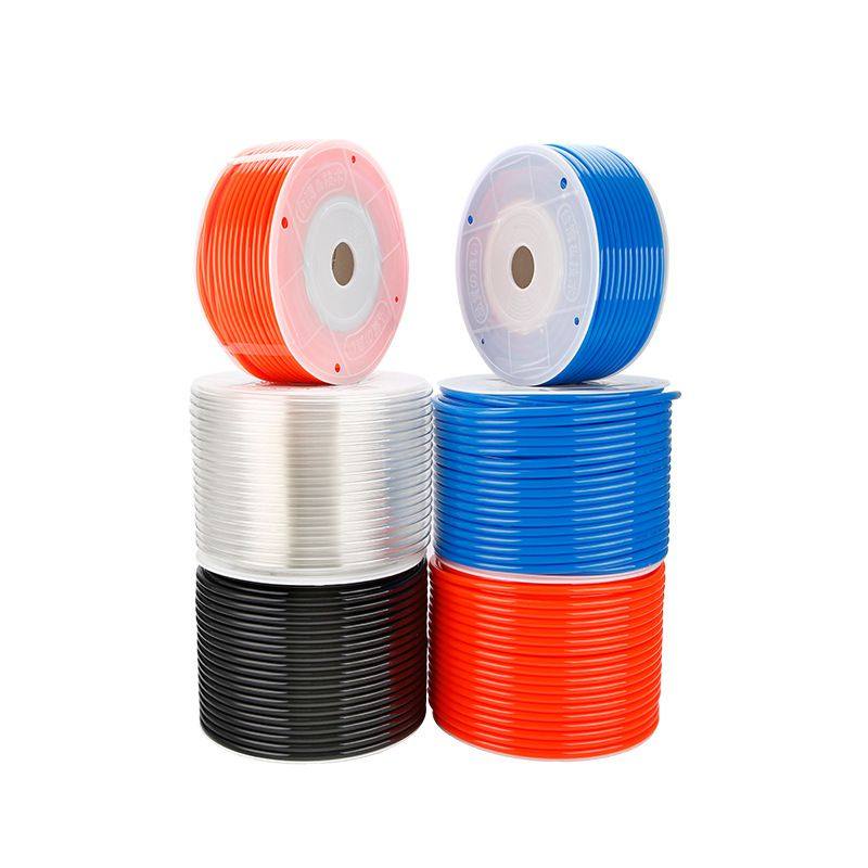 纯PU气管100米 8*5红蓝透明 黑PU软管 PU风管 足100米