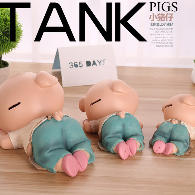 小猪猪硬币存钱罐不可取只进不出大容量储钱儿童防摔储蓄大号超大