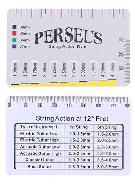 1 Pcs String Action Guitar Accessories Gauge Ruler Bass