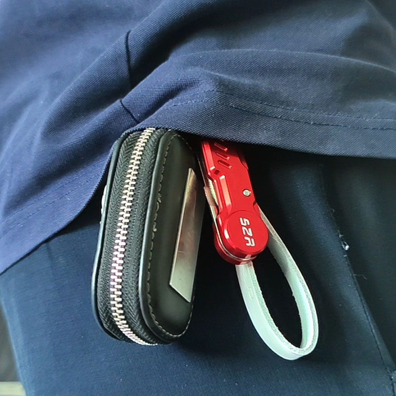 春风250SR/NK改装折叠钥匙胚250sr配件400GT国宾650TRG锁匙头盖壳