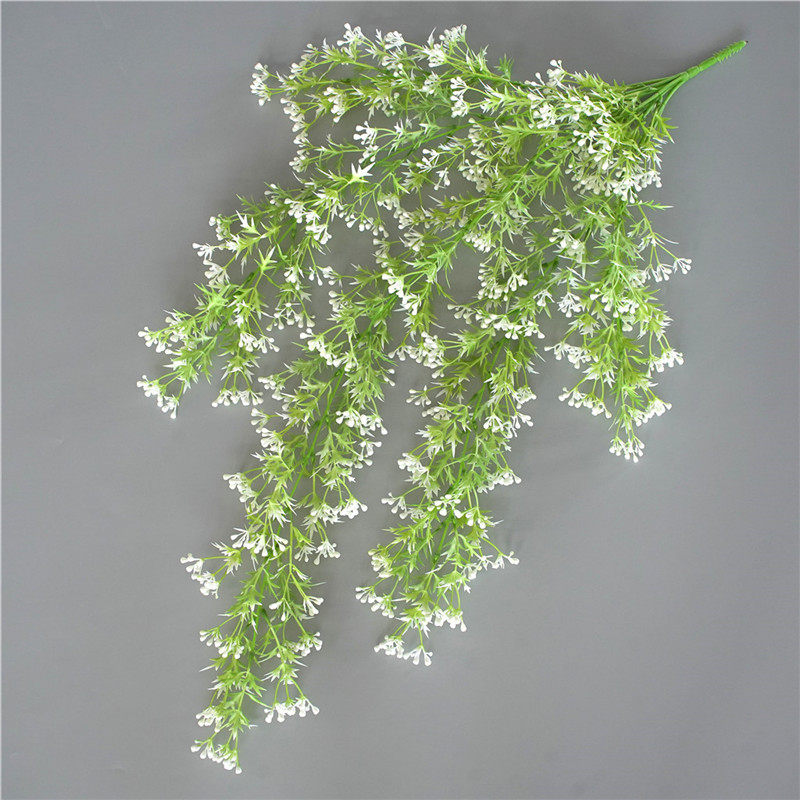 Artificial Leaves Plastic Plant Vine Wall Hanging Garden