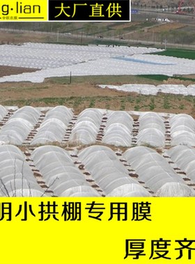 白色透明小拱棚塑料保温薄膜蔬菜大棚内棚育苗膜2米2.2米2.5米3米