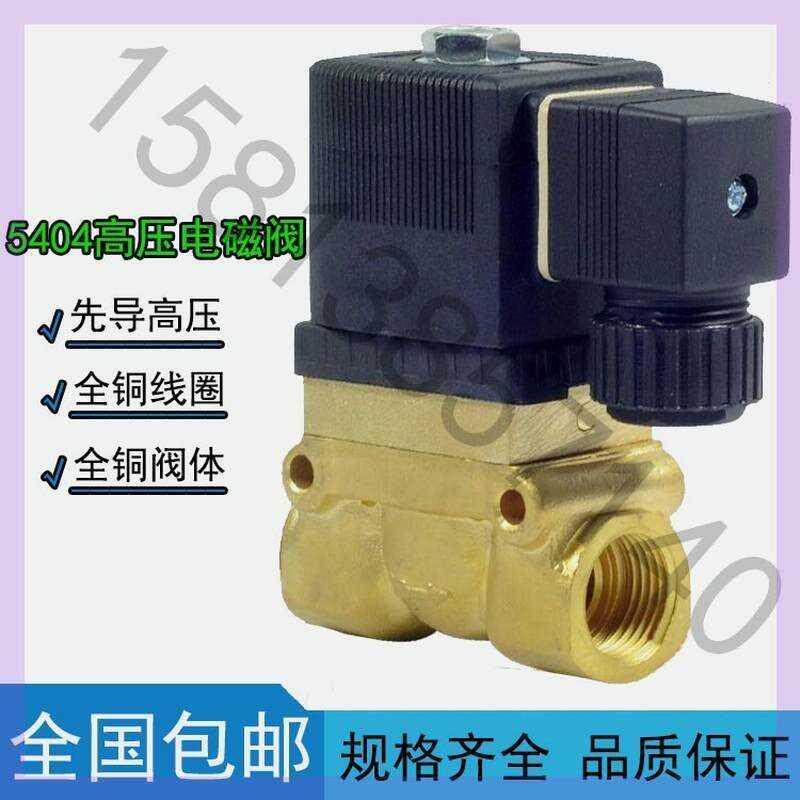 高压5Mpa耐高温电磁阀水阀气阀SY5404-04 4分高压电磁阀220V 24V