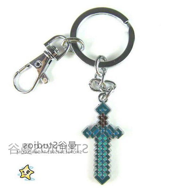 我的水界YQH晶发光匙扣书包挂件挂链挂饰钥挂世坠儿童礼物凋零末