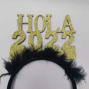2022 Headband Sequin Star Hair Band New Year Party
