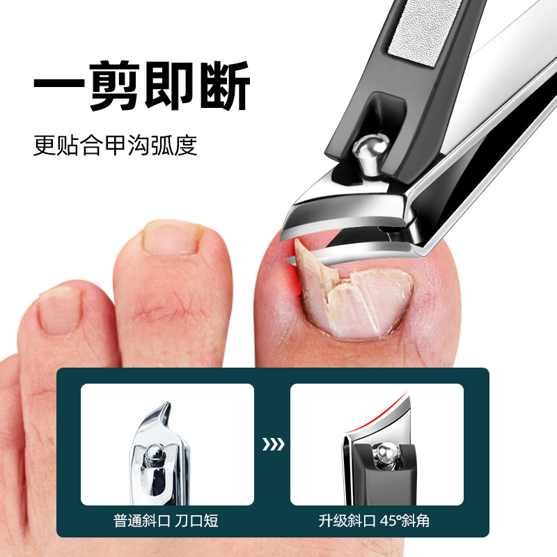 甲沟专用指甲刀斜口鹰嘴指甲剪尖头修脚刀炎德式嵌甲长肉里指甲钳