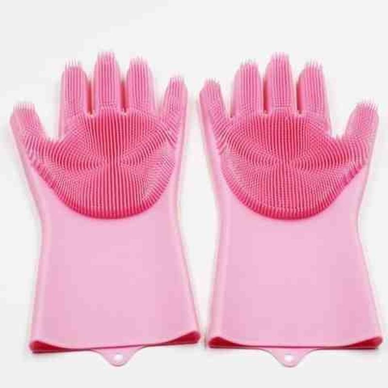 宠物狗狗猫咪洗澡手套泰迪金毛搓澡的手套带刷子防抓防咬清洁用品