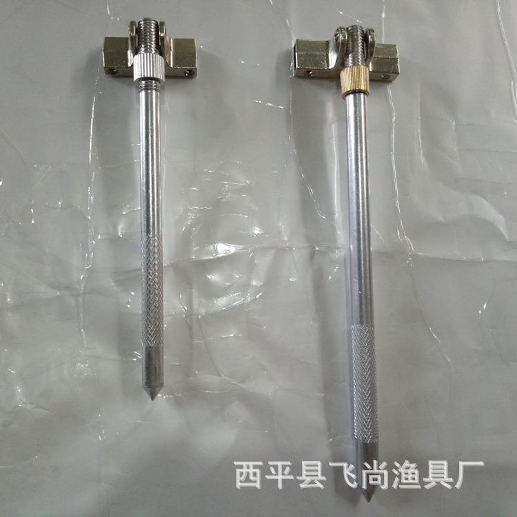 渔具鱼护配件不锈钢万向定位头地插竞技渔户定位