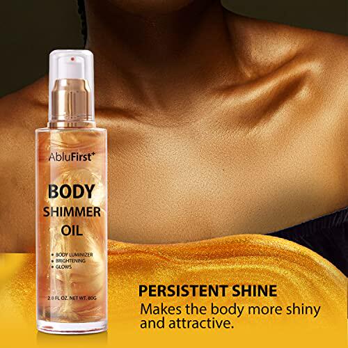 极速Shimmer Body Oil 2 Colors (2.8 Fl Oz (Pack of 1)  Summer