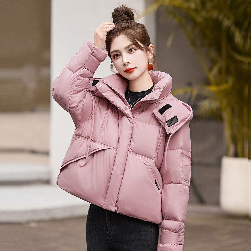好货九江羽绒服女款2025新款冬季平湖今年流行爆款小个子妈妈棉服