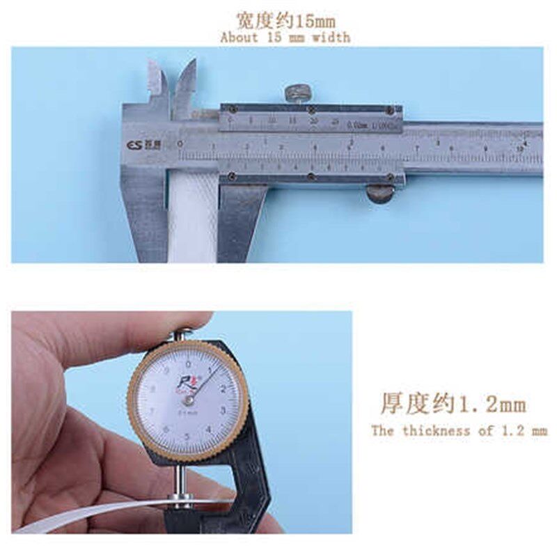 好货手工打包带薄款白色宽15mm厚1.2mm超长手动物流带打包捆绑铁