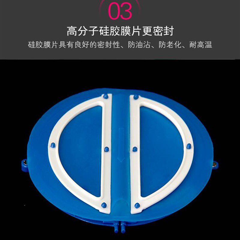 极速邦哥止烟阀厨房防味器公共烟道止逆阀油烟机止回阀防烟宝防反