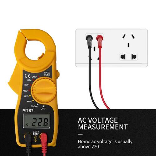好货Digital Multimeter Clamp Meter 6000 Counts True RMS Amp