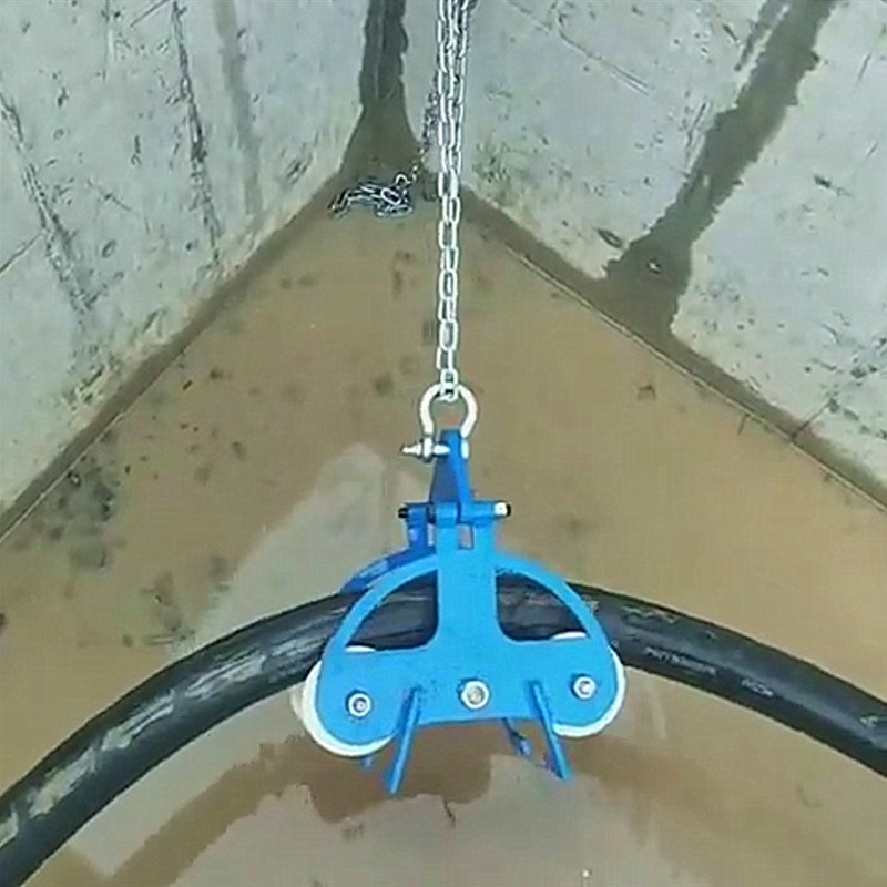 好货钢轮左右双轮滑车前后双轮滑轮电缆放线滑车160*140两轮转角