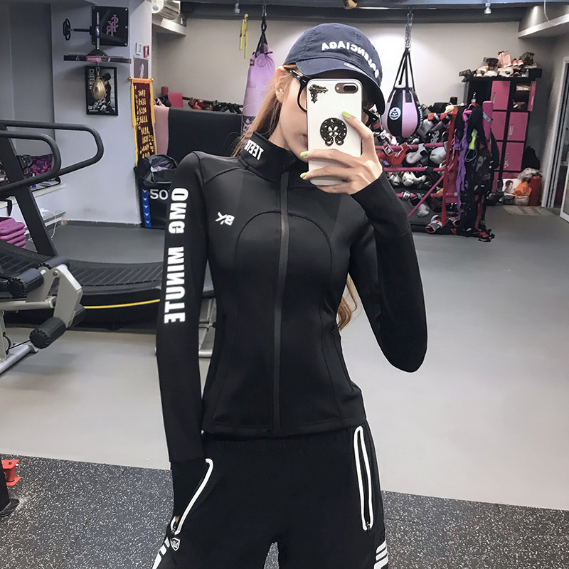 好货健身女帅气显瘦夹克运动上衣跑步长袖工装外套秋冬瑜伽服2025