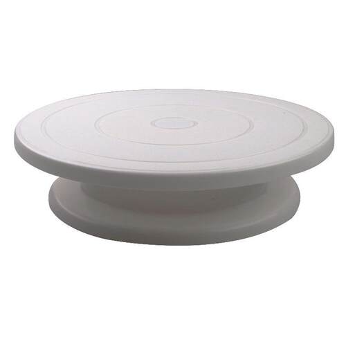 好货10 Inch Cake Turntable Rotating Anti-skid Round Cake Sta