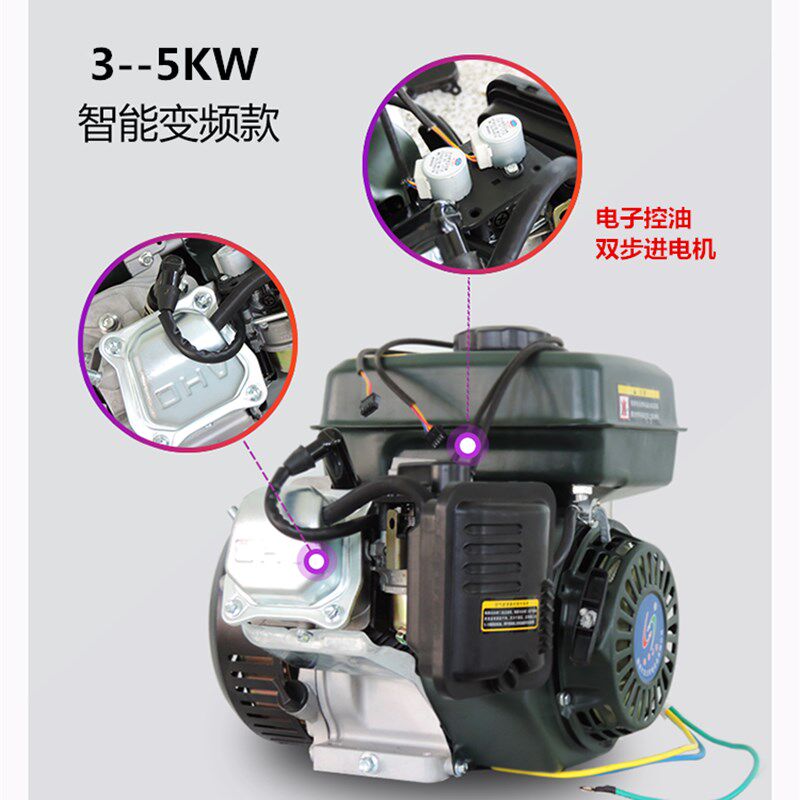 好货60V增程器免安装 静音变频5千瓦72伏直流发电机包邮GY6-6KW智